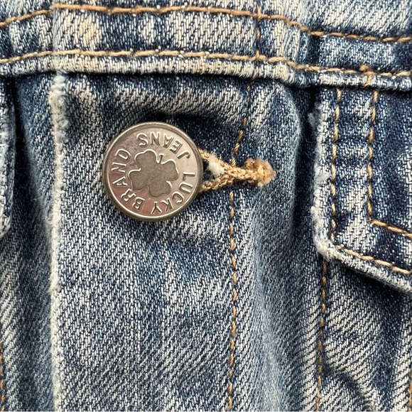 Lucky Brand The Tomboy Trucker Jean jacket ladies size M. - Picture 4 of 10